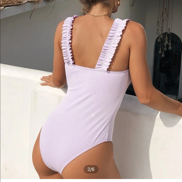 Sparkly Ribbed One-Piece - Picture 7 of 8